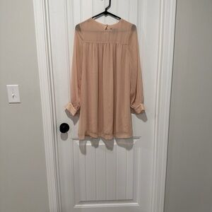 H&M short dress with long sleeves from